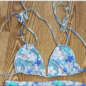 Acacia Swimwear Blue Cherry